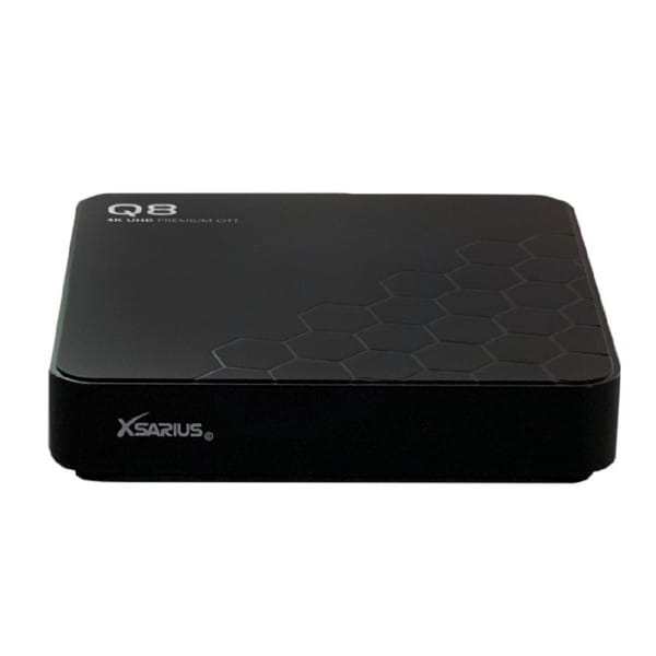 Q8 V2 4K UHD Premium OTT Media Streamer (Premium TV, WLAN, Bluetooth, Android 8.0, 2GB RAM, Chrome Cast-Funktion, Premium-TV-App, IPTV-Box) B-Ware