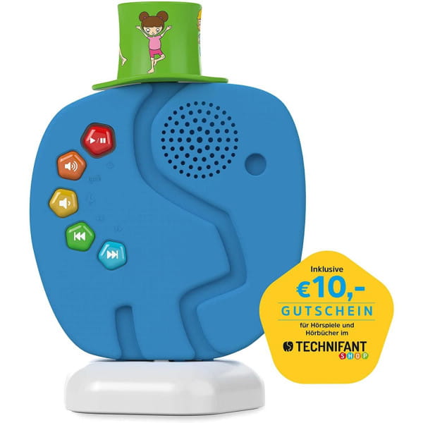 TECHNIFANT Audio Player und Nachtlicht für Kinder (inkl. 10€ Gutschein für Hörspiele und Hörbücher im TECHNIFANT Shop)